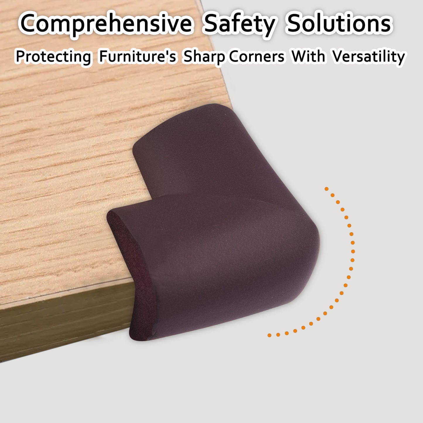 Kiddery Baby Proofing Corner Guard | Brown