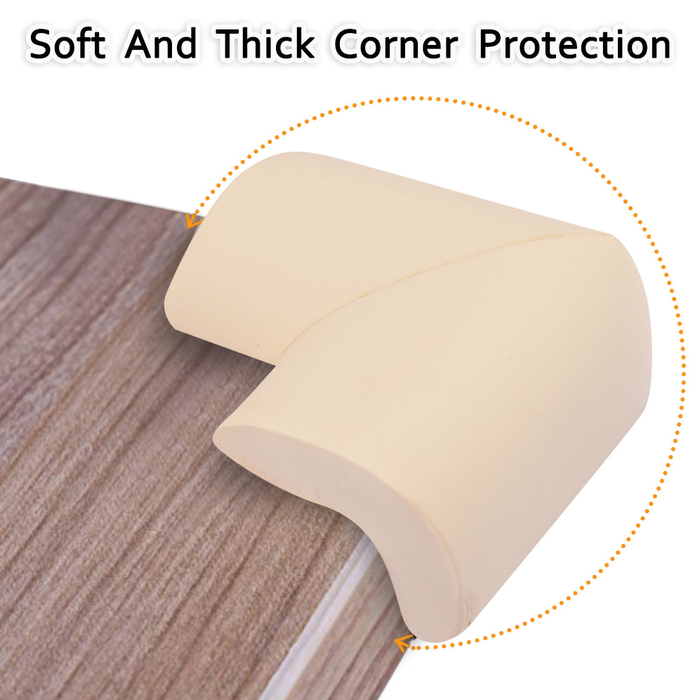 Kiddery Baby Proofing Corner Guard | White