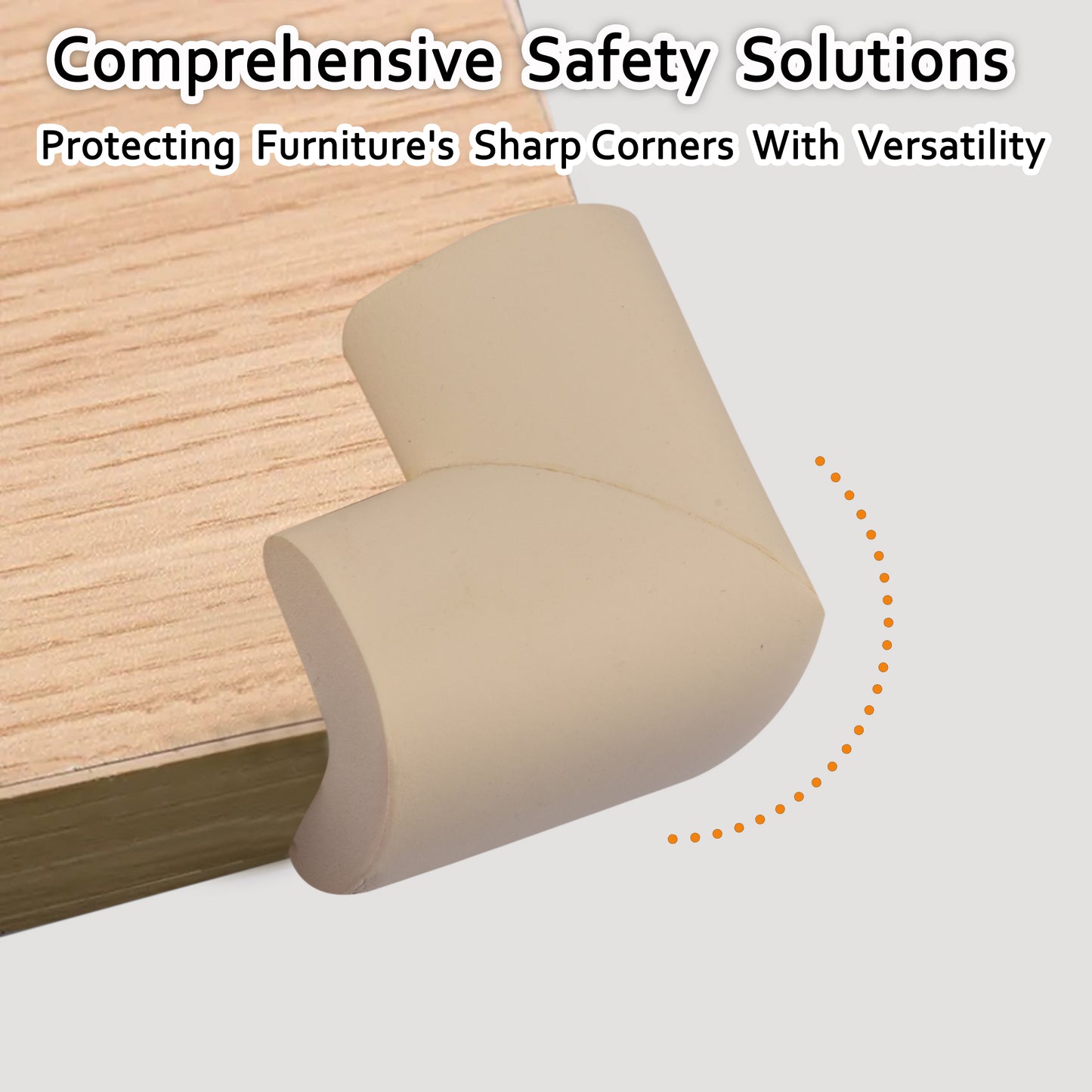 Kiddery Baby Proofing Corner Guard | White