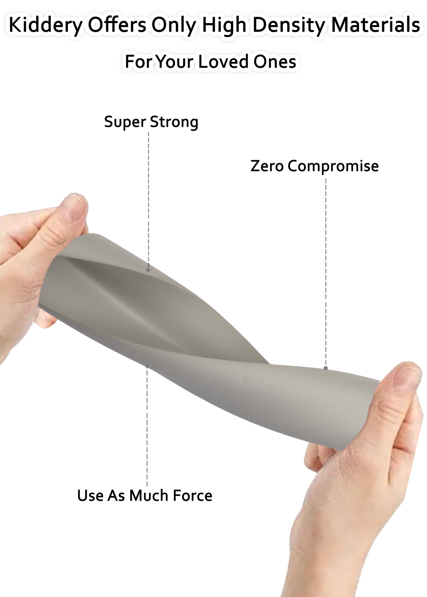 Kiddery Baby Proofing Kit | Edge Corner Guards | Grey
