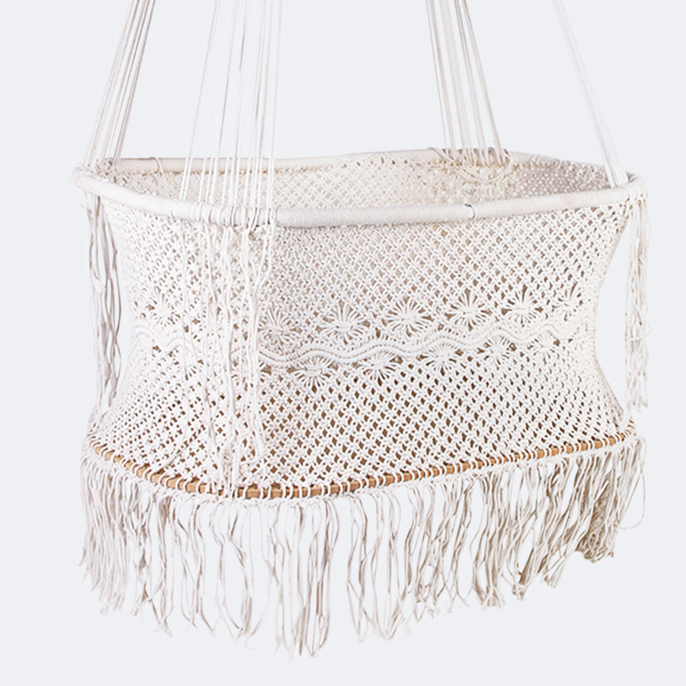 Stylish Macrame Cradles Hanging Baby Cradles Kiddery