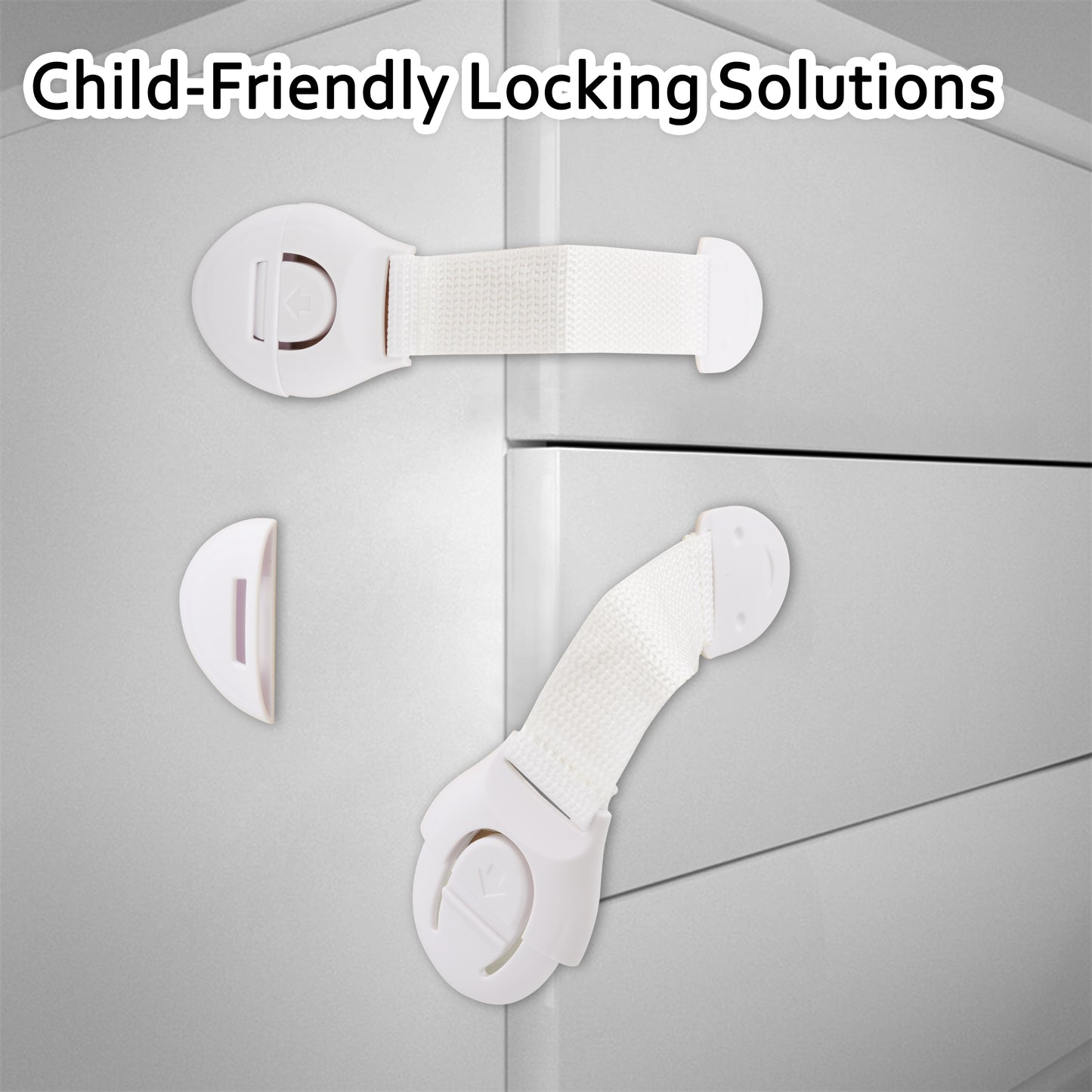 Kiddery Safety Lock | Baby Proofing Locks | Nylon Strap