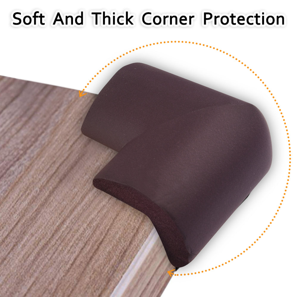Kiddery Baby Proofing Corner Guard | Brown