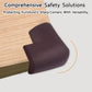 Kiddery Baby Proofing Corner Guard | Brown