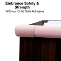 Kiddery Baby Proofing Kit | Edge Guards | Corner Guards| Pinch Guards | Pink