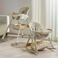Kiddery Baby Dining Chair for Feeding | 4-in-1 Convertible | 6 Months to 3 Years | Khaki