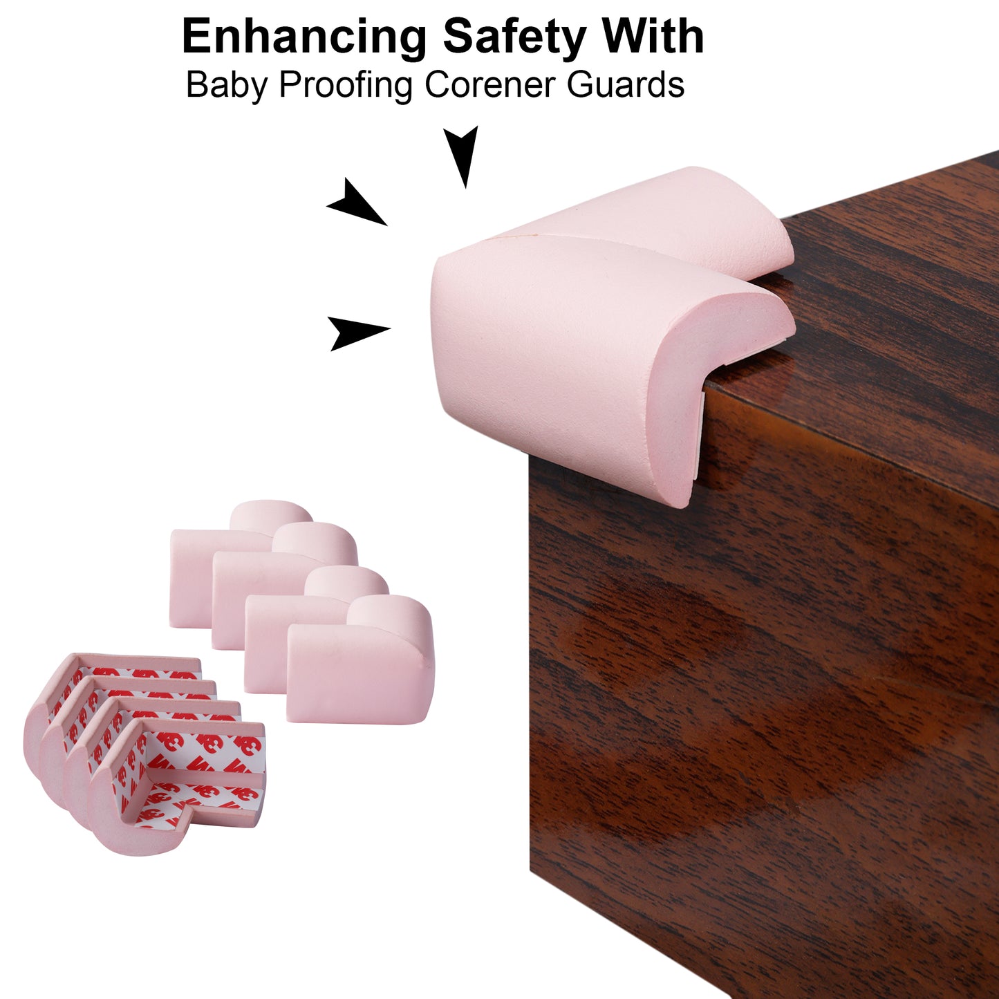 Kiddery Baby Proofing Corner Guard | Pink