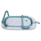 Kiddery Baby Bath Tub for 0-3 Years | Collapsible Bath Tub for Infant | Drain Hole | Green