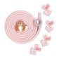 Kiddery Baby Proofing Kit | Edge Guards | Corner Guards| Pinch Guards | Pink