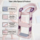 Kiddery Potty Training Seat For Toddler Boys & Girls | 1-5 Years | Adjustable Height | Non-Slip Design | Pink