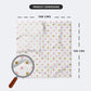 Kiddery Luxury Baby Muslin Cloths Blankets - HEART