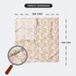 Kiddery Luxury Baby Muslin Cloths Blankets - FLORAL