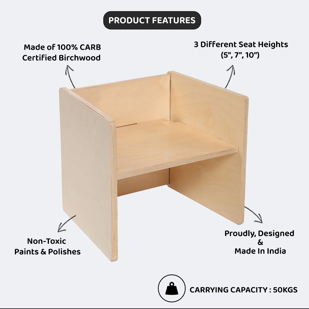 Kiddery Flippa | Montessori Weaning Chair