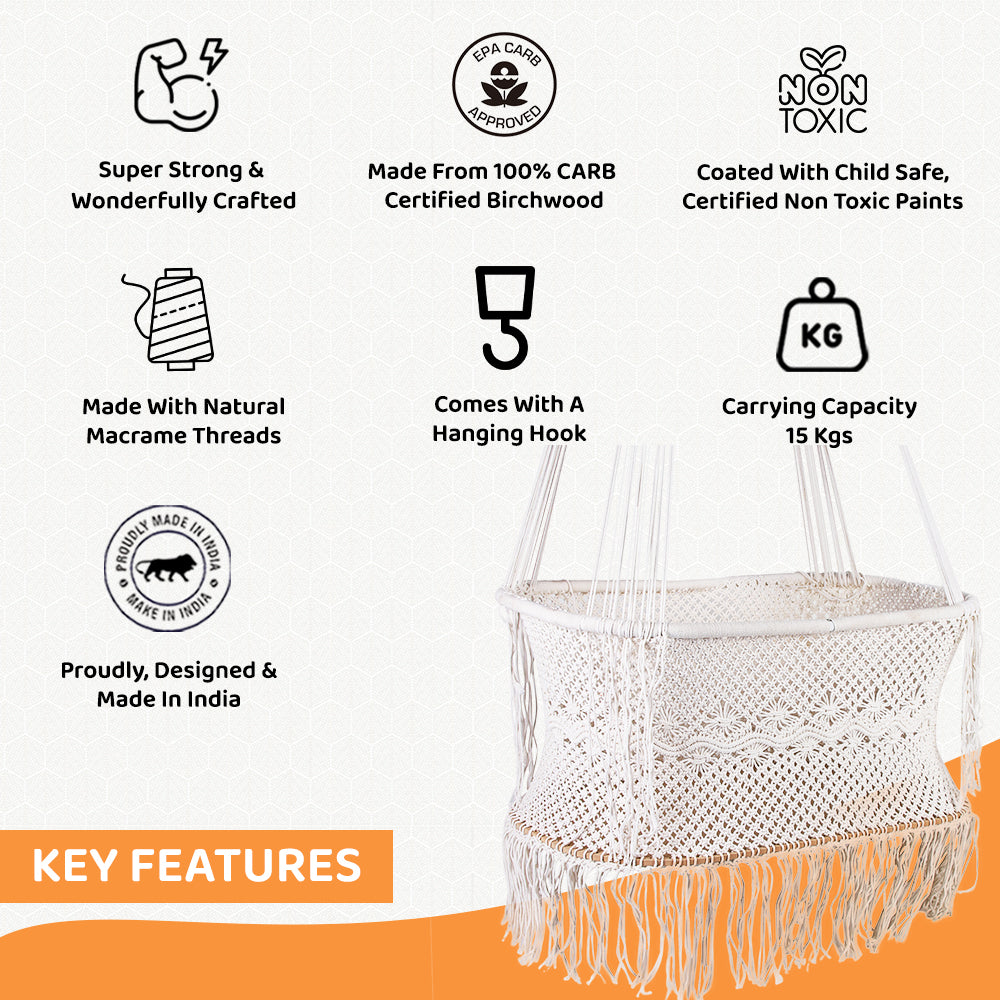 Kiddery Patsun | Hanging Baby Bassinet