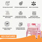 Kiddery Bella | Wooden Cradle | Pink