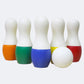 Kiddery Wooden Mini Bowling Pins Set