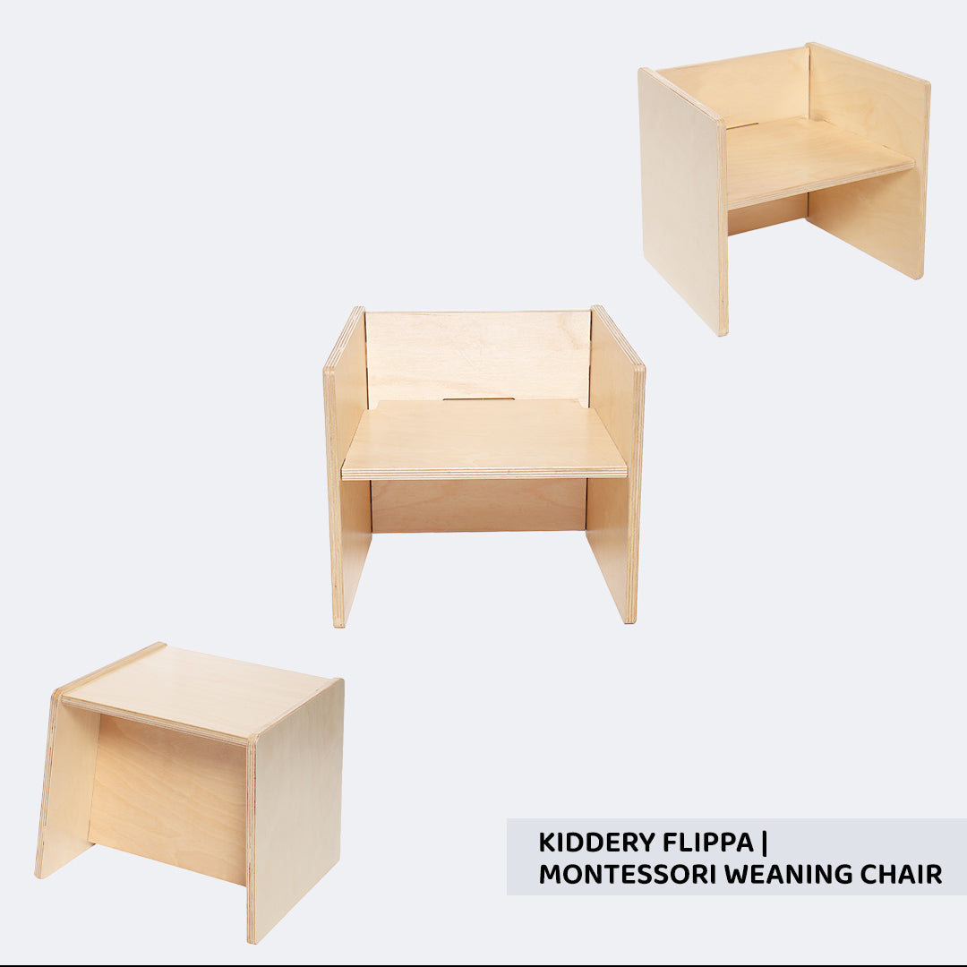 Kiddery Flippa | Montessori Weaning Chair