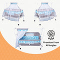 Kiddery Ares | Baby Cradle | Blue