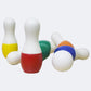 Kiddery Wooden Mini Bowling Pins Set