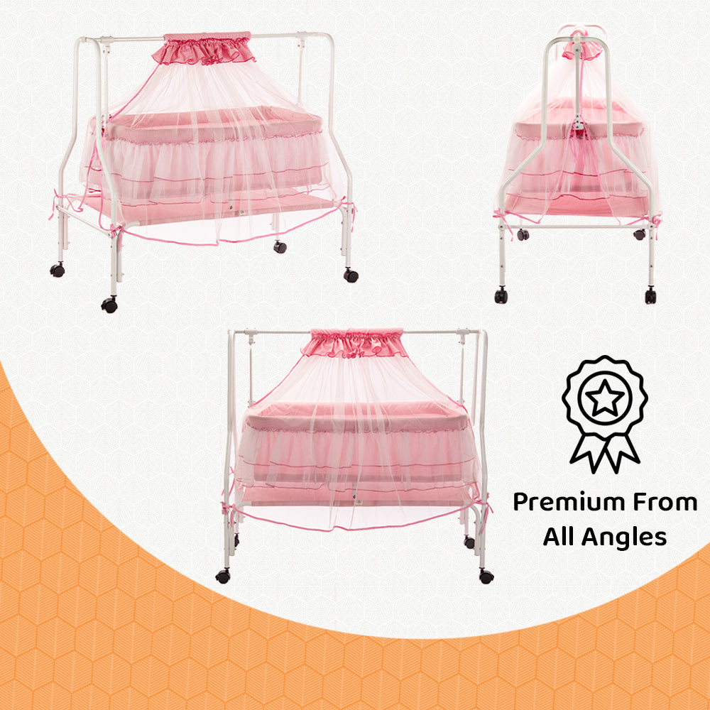 Kiddery Maia | Baby Cradle | Pink