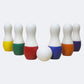 Kiddery Wooden Mini Bowling Pins Set