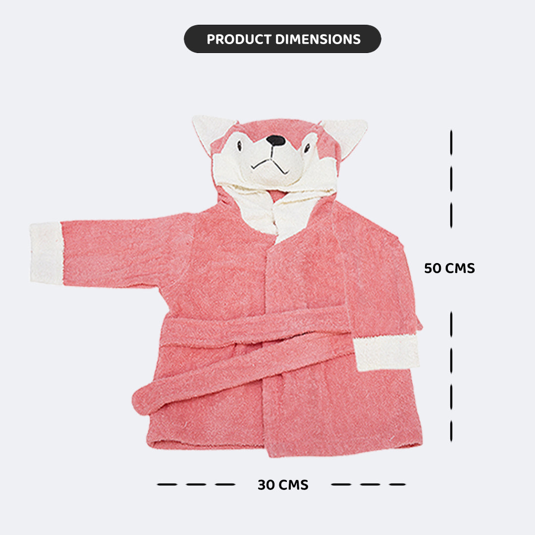 Kiddery Bathrobes | 0-12 Months | FOXY