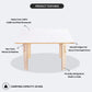 Kiddery Rectangle | Wooden Table for Kids