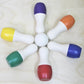 Kiddery Wooden Mini Bowling Pins Set