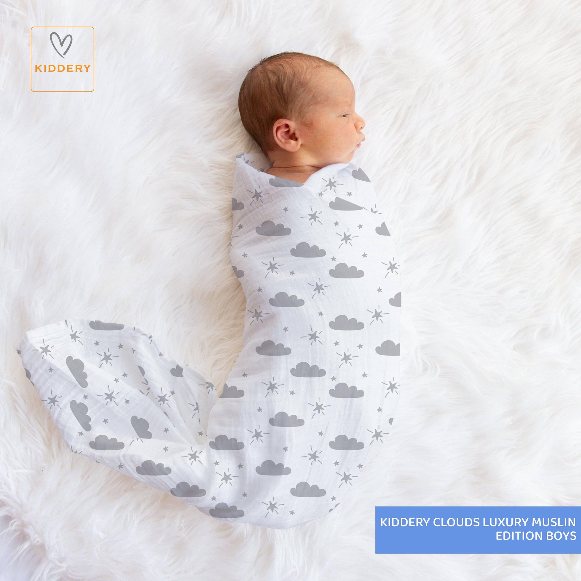 Kiddery Luxury Muslin Wraps - Kiddery